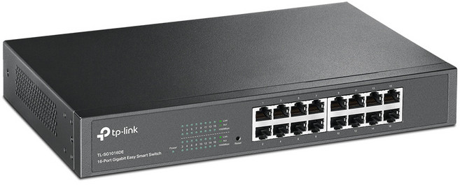 티피링크 16포트 기가비트 스위칭허브, TL-SG1016DE, 1개