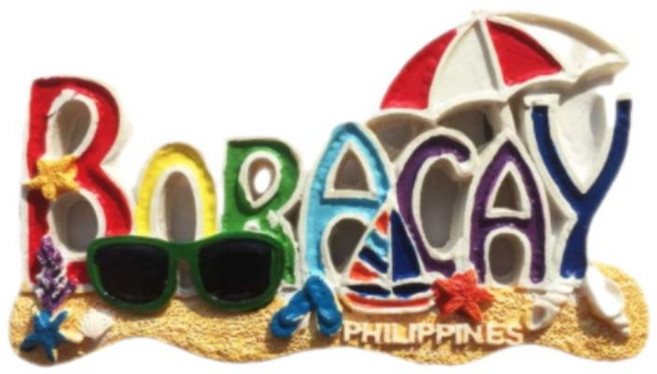 세계 여행 컬렉션 냉장고 자석, 아시아필리핀보라카이B