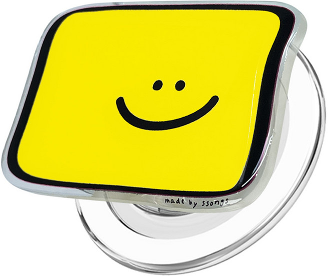 쏭스 맥세이프 자력 스마트톡, 꾸러기 네모옐로우, 1개