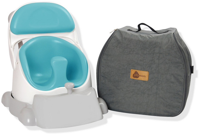 젤리맘 와이즈체어 A클래스 변신 아기의자 + 가방 + 카트, 터키블루(와이즈체어), 그레이(가방), 그레이(카트 + 리드줄), 1개
