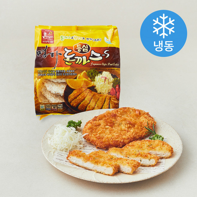 혼담은 등심 명가 돈까스 s 5개입 (냉동), 750g, 1개