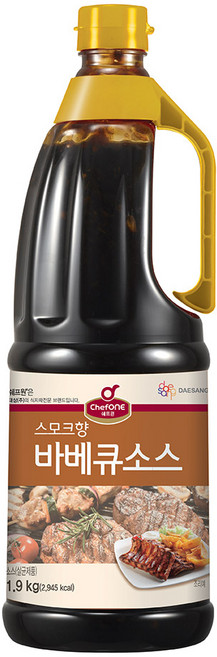 대상 쉐프원 바베큐 소스, 1.9kg, 1개