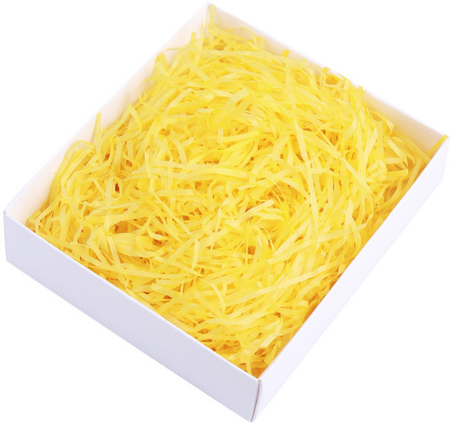 直線填充紙絲, 黃色, 1個