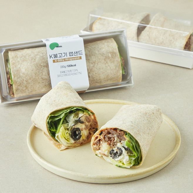 프레밀 K불고기 랩샌드, 230g, 2개, 1개입