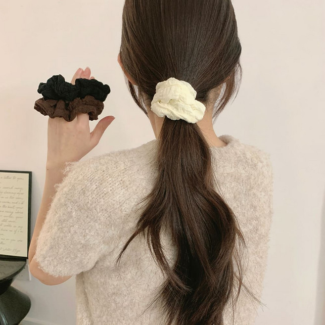 스타일플래닛 데일리 곱창 머리끈 스크런치 3종 세트