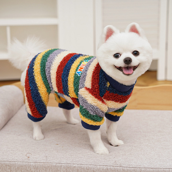 아티펫 반려동물 무지개색 나들이 따뜻한 견인 올인원, TYPE02, 1개