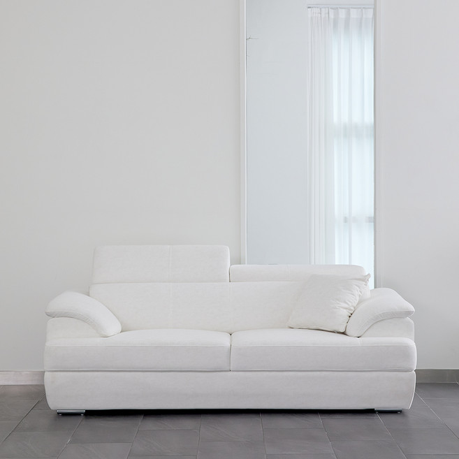 오스본가구 라티나 타이보 패브릭 3인용 소파 방문설치, 아이보리