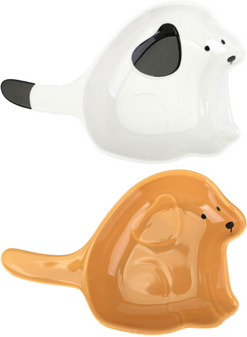 Dailylike 把手盤2入組 - 06 斑點狗, 1組, 巴杜奇