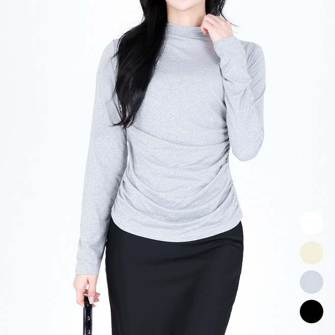 모이르벨라 여성용 브리엘 드레이프 티셔츠 T25FW2-A2224