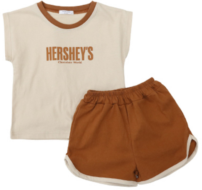 베베나인 아동용 허쉬 상하의 세트