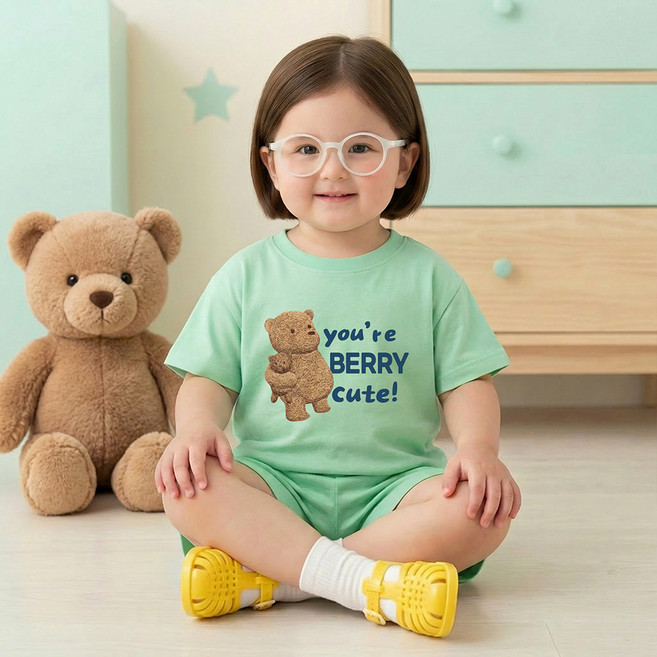 베리 큐트 반팔 티셔츠 + 하의 세트