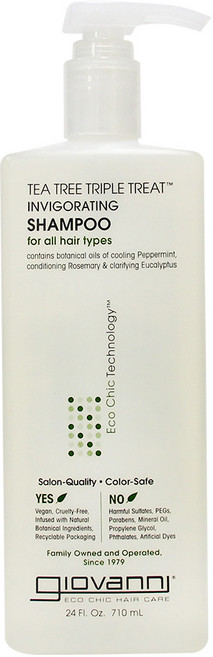 지오바니 티트리 트리플 샴푸, 710ml, 1개