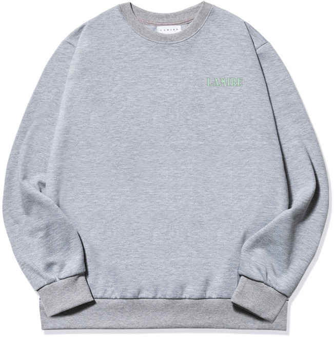 라미르 여성용 민트 스몰로고 오버핏 소프트 맨투맨 티셔츠