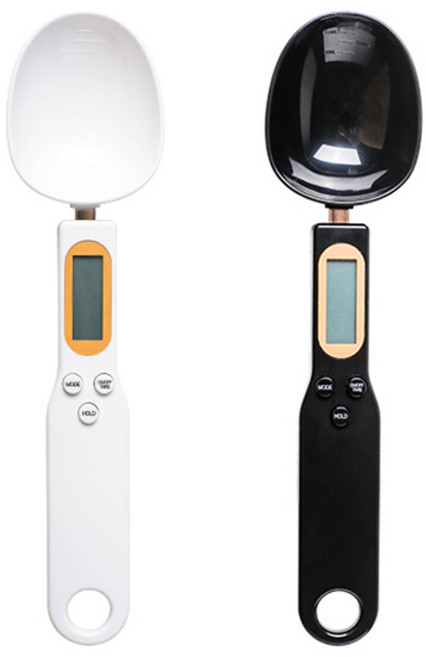 케이에스몰 디지털 스푼 저울 2종 세트, 300g, 화이트 + 블랙, KS-01, KS-02