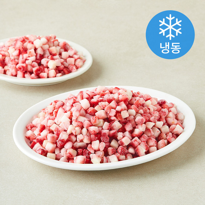 중국산 이안 딸기 다이스 (냉동), 1개, 10kg