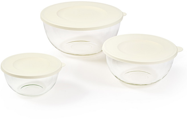 글라스락 이지 믹싱볼 3종 세트, 1세트, 믹싱볼 1L + 2L + 4L