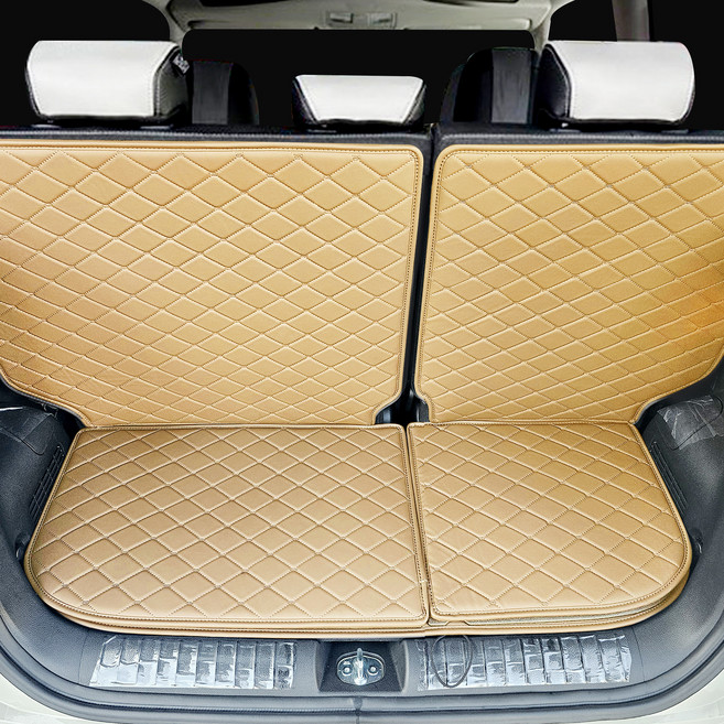 비비키 프리미엄 트렁크매트 트렁크매트 세트, 기아 더뉴 레이 2022년형~, 새들브라운