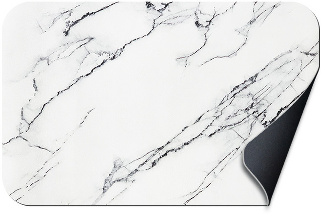 말랑모찌 워셔블 규조토 발매트, 대리석