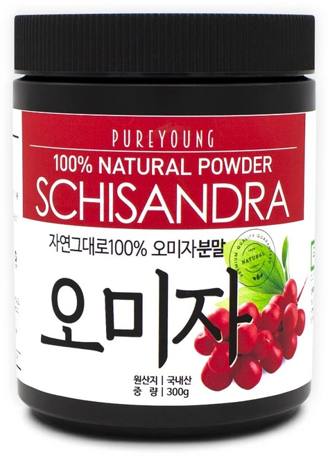 퓨어영 오미자가루, 1개, 300g - 쿠팡