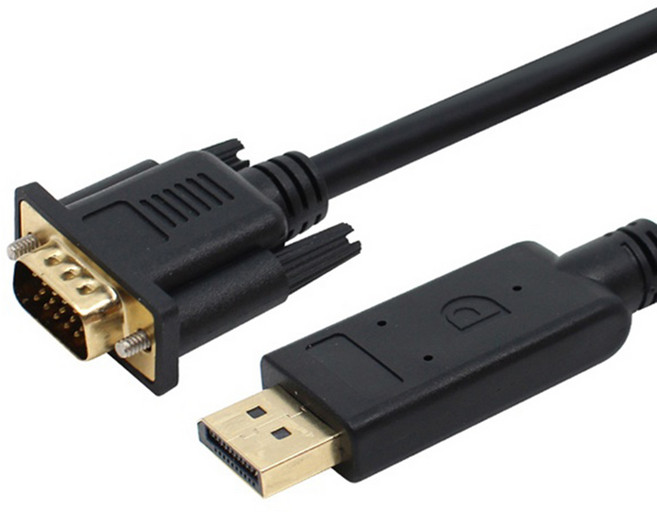 엠비에프 DP to VGA 케이블 2m, 1개