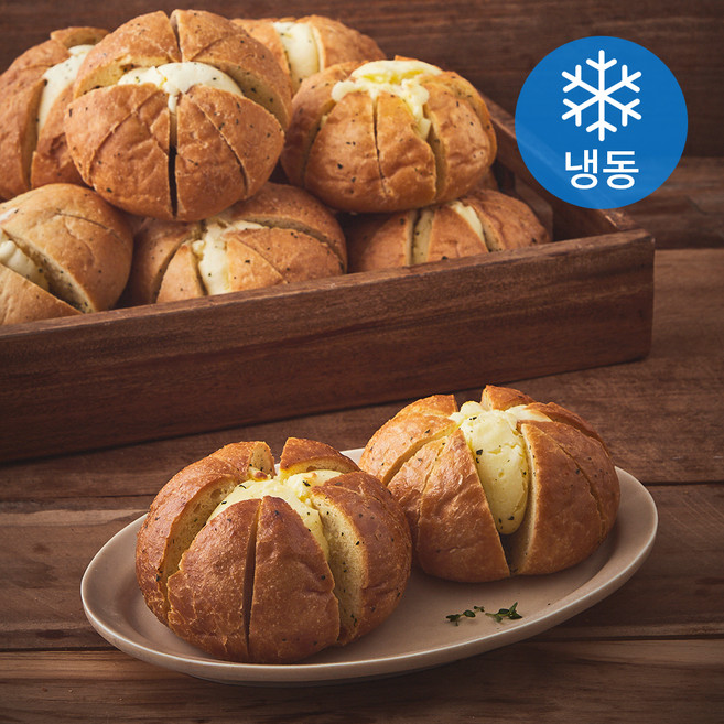 유로베이크 마늘크림치즈볼 8쪽 (냉동), 175g, 18개, 1개입