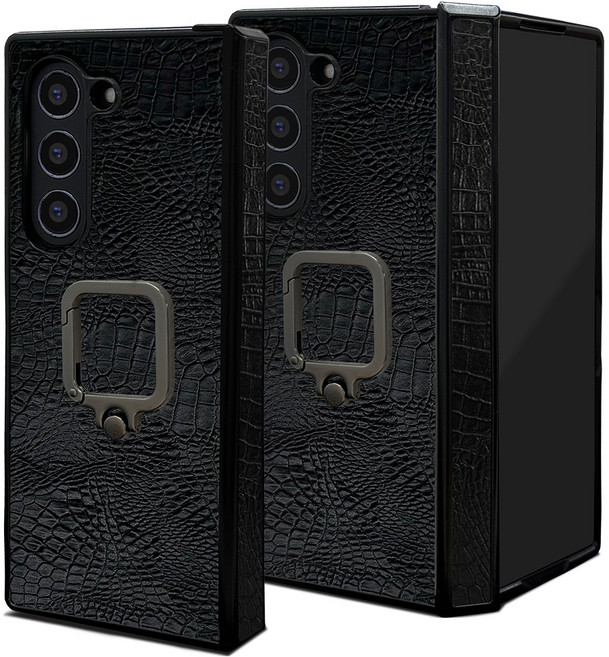 엑씨 배튼 힌지 보호 가죽 휴대폰 케이스