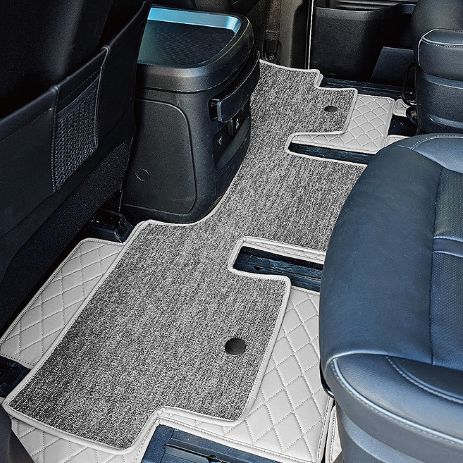 비비키 스타리아 5D 가죽 입체매트 풀세트, 현대 스타리아 라운지 7인승 2021년 5월형~, 샌드베이지