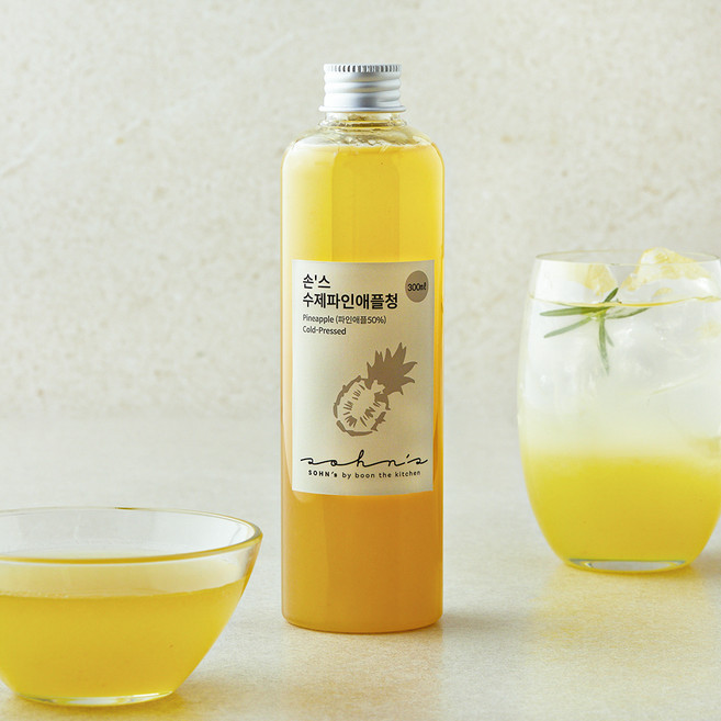 손스 수제 파인애플청, 300ml, 1개