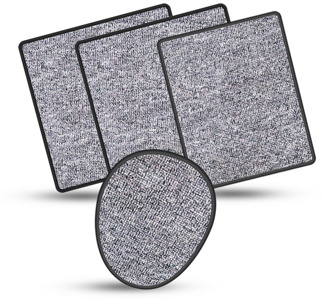 딩동펫 고양이 도도캣타워 평판형 스크래쳐 매트 4종 세트, 1세트