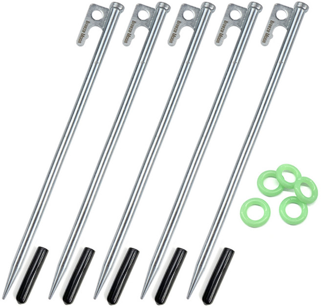 브리즈문 테이퍼링 고강도 단조팩 5p + 야광링 + 보관캡 세트, 크롬(단조팩)