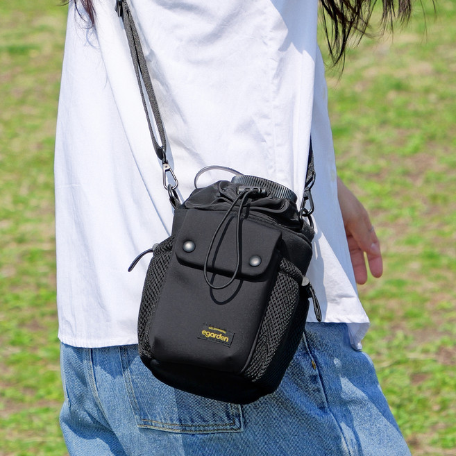 에가든 본보야지 텀블러백 13.5 x 23 x 12.5 cm, 블랙, 1개