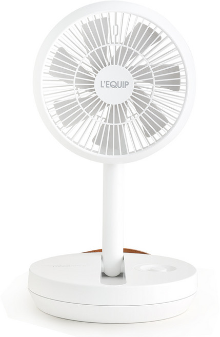 리큅 폴더블 무선 선풍기, LEF-R10000, 화이트
