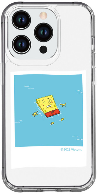 스폰지밥 에어풀가드 휴대폰 케이스, 스폰지밥 수영