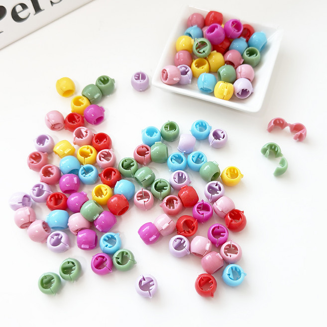 걸핀스 비비드 컬러풀 미니 디스코 클립 100p