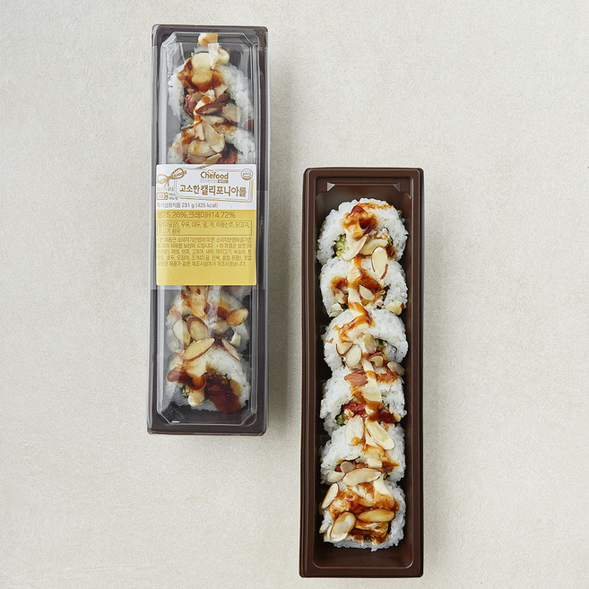 쉐푸드 고소한 캘리포니아 롤, 231g, 1개