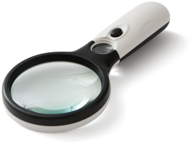 E.T.SHOP 대형 돋보기 5X-10X, 혼합색상, 1개