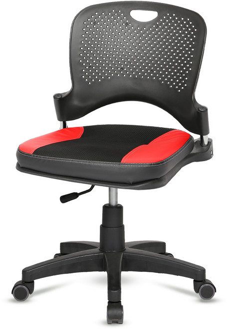 체어포커스 지니 인조가죽 베이직 책상의자 GN801, 콤비레드