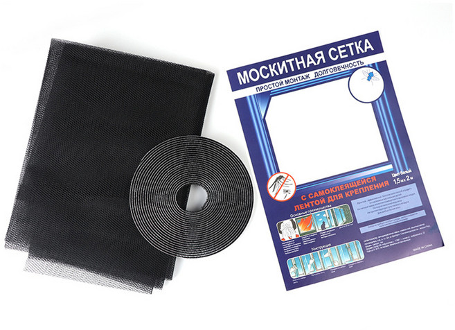 내 맘대로 DIY 자동차 창문 접착 모기장 방충망, 블랙