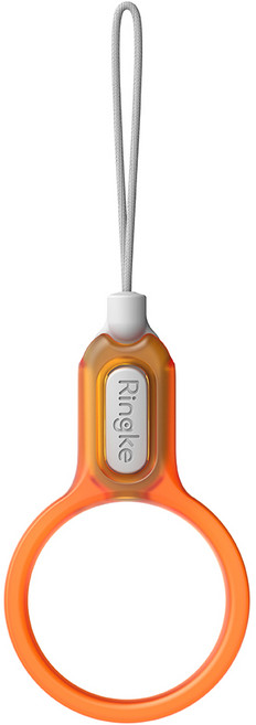 링케 버클 핑거링 스트랩, 네온 오렌지, 1개