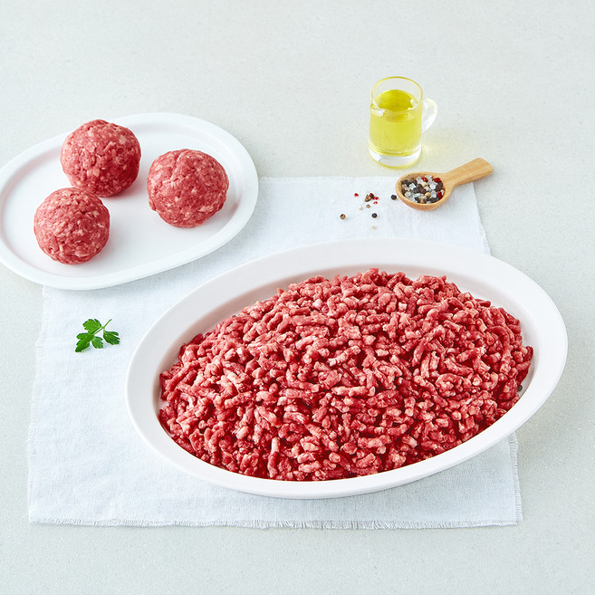 미트엔조이 미국산 모둠 다짐육 (냉장), 1개, 1kg