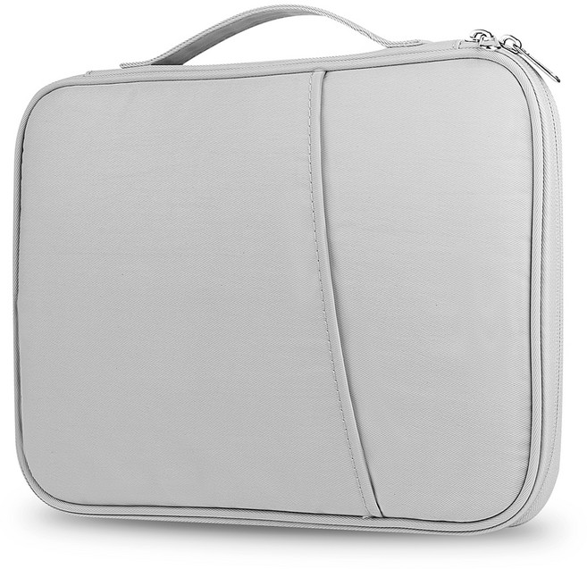 구스페리 아이패드 태블릿 수납 파우치 350 x 255 x 30 mm, 라이트 그레이, 1개