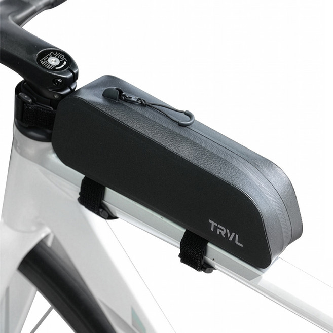 트레벨로 볼트락 TT 자전거 탑튜브 프레임 가방, 블랙, 1개