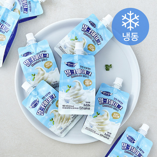 쁘띠엘 밀크 쉐이크 (냉동), 1개, 12개입, 160ml