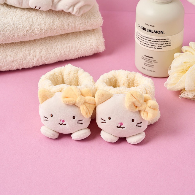 모던하우스 해피스프링 캣 손목 세안밴드, 혼합색상, 2개