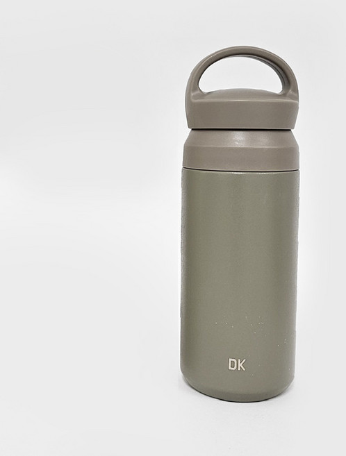 파미레 DK 스텐 보온 보냉 데일리 텀블러, 카키그레이, 350ml, 1개