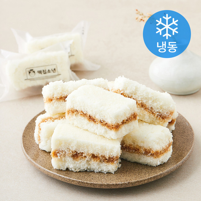 떡집소년 우유꿀설기 (냉동), 45g, 1개, 8개입