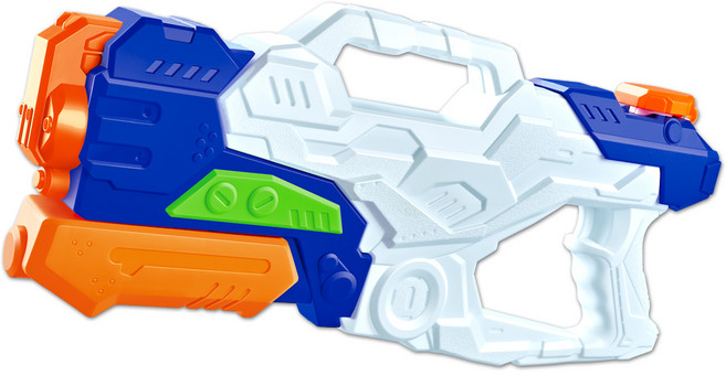 스타토이 3샷 멀티파워 워터건, 화이트 + 블루, 1개