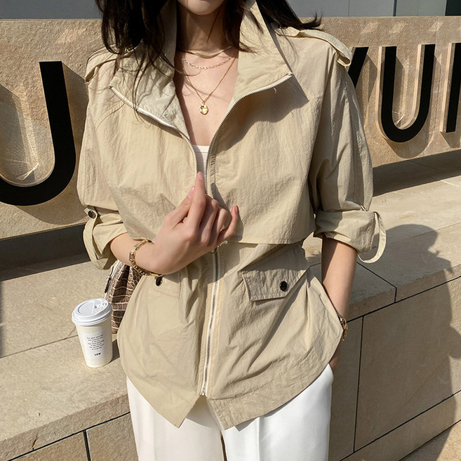 페이퍼먼츠 레뜨왈 링클프리 바람막이 집업 재킷 12121