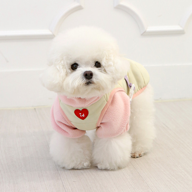 이츠독 웜가드 하네스 패딩, 옐로우, 1개