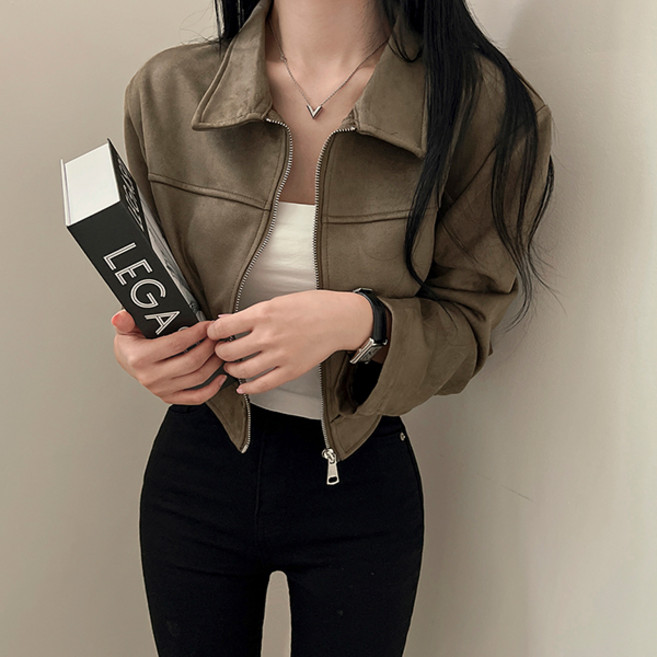 어썸풀 여성용 로스차트 가죽 자켓 A26SPJK010525